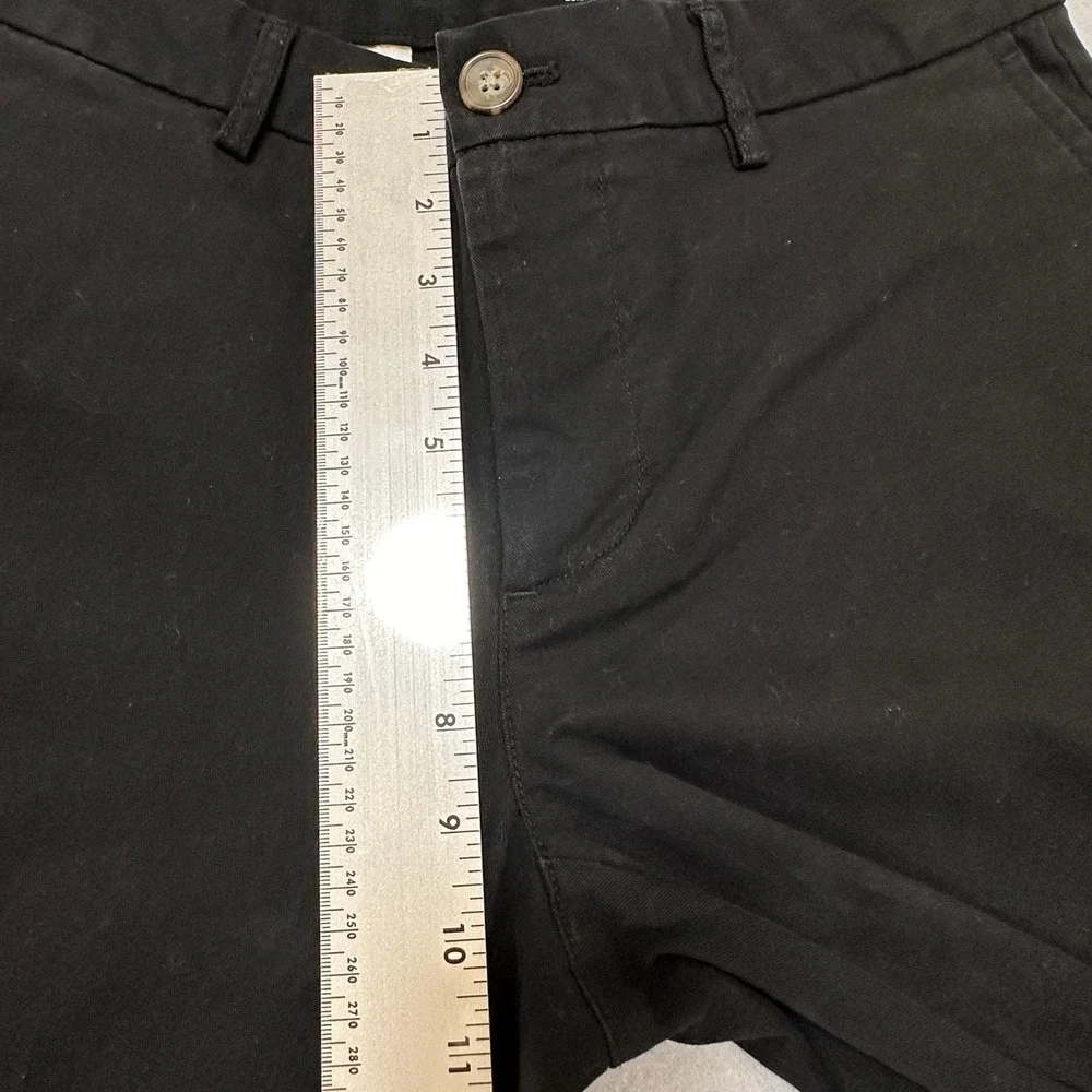 Old Navy Athletic‎ Chinos Pants Mens 29x29 Black Built-In Flex Flat Front